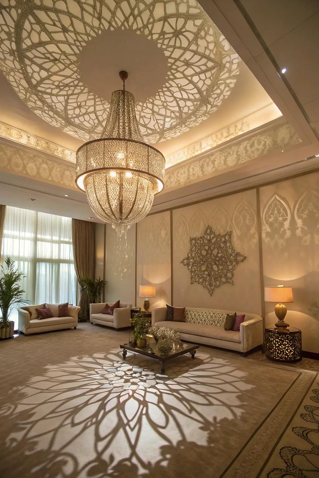 Statement lighting can dramatically alter your living space.