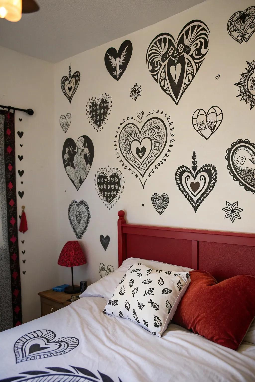 Art-inspired decals offer a bold and personal statement.