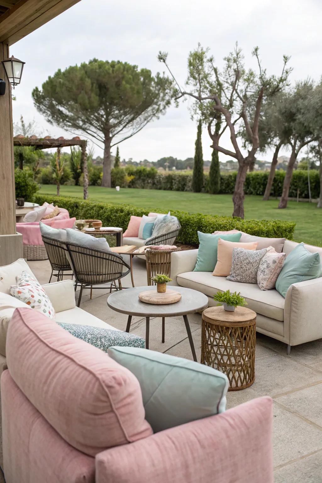 Comfortable lounge areas offer a relaxed setting for guests to unwind.