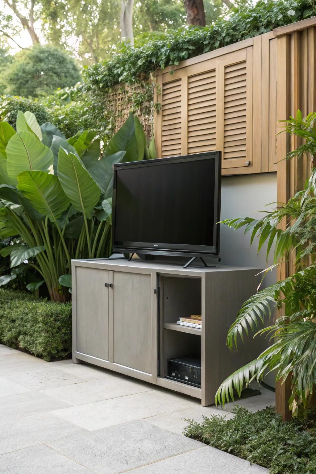 A concealed jewel featuring a retractable visual display mount.