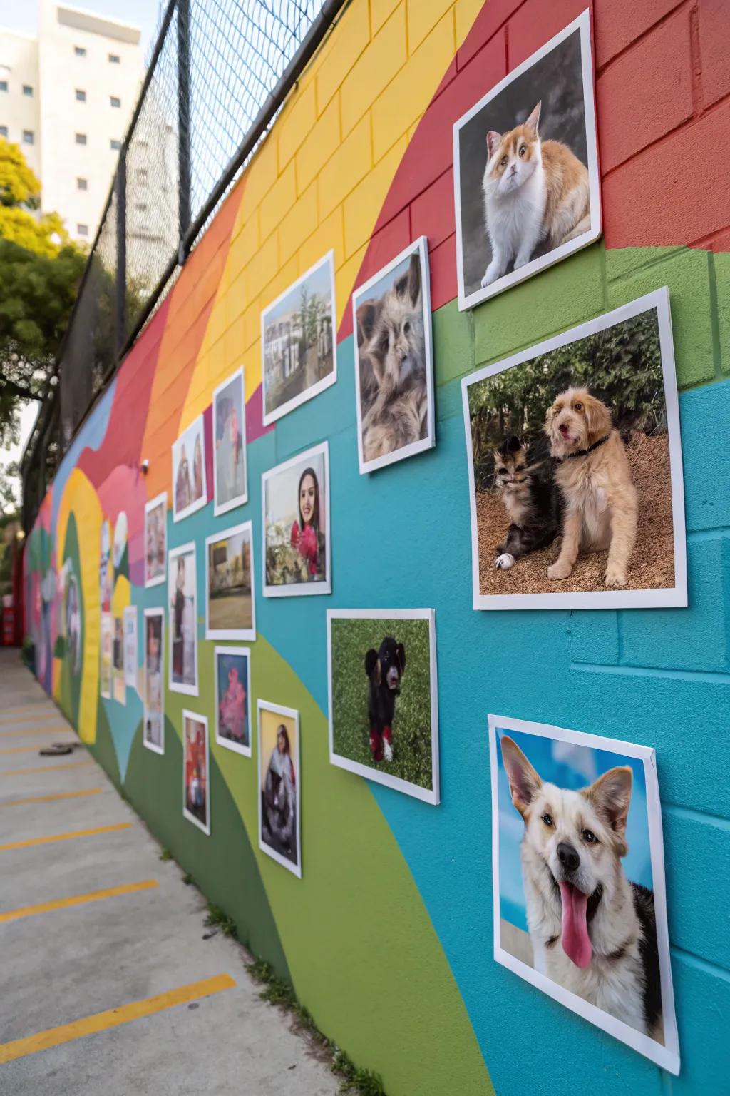 Celebrate your pets with a dedicated photo display.