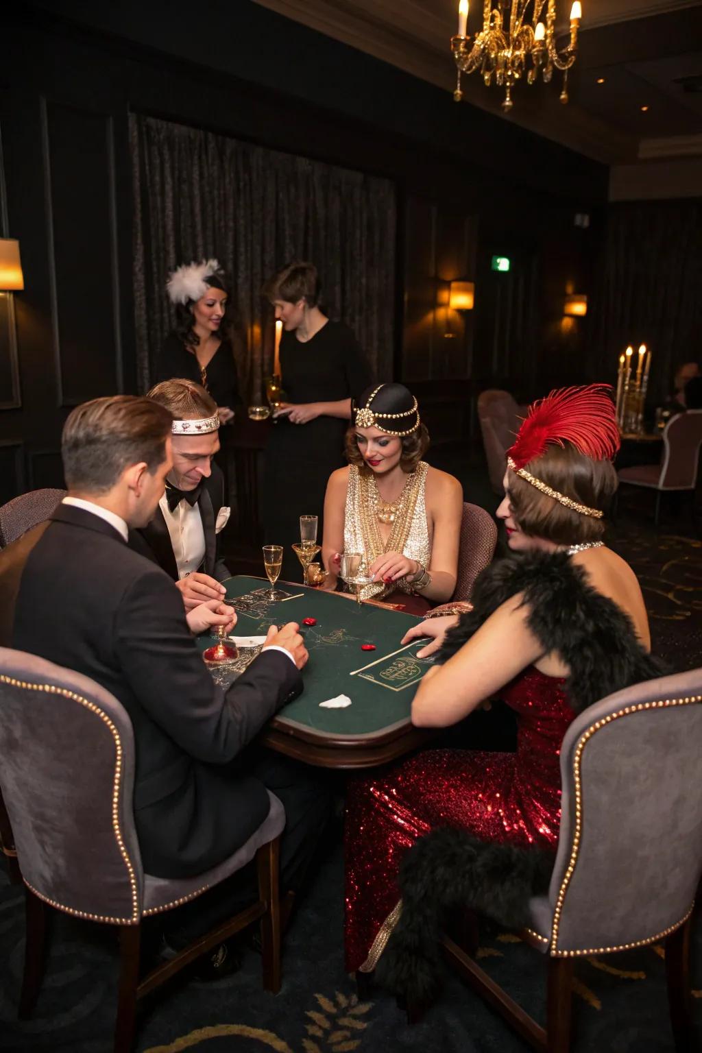 Enhance your game with a themed outfit evening.