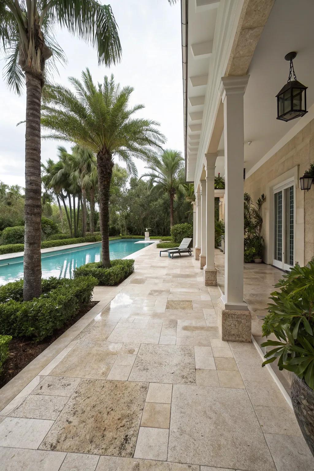 Granite and tile surfaces offer longevity and style.