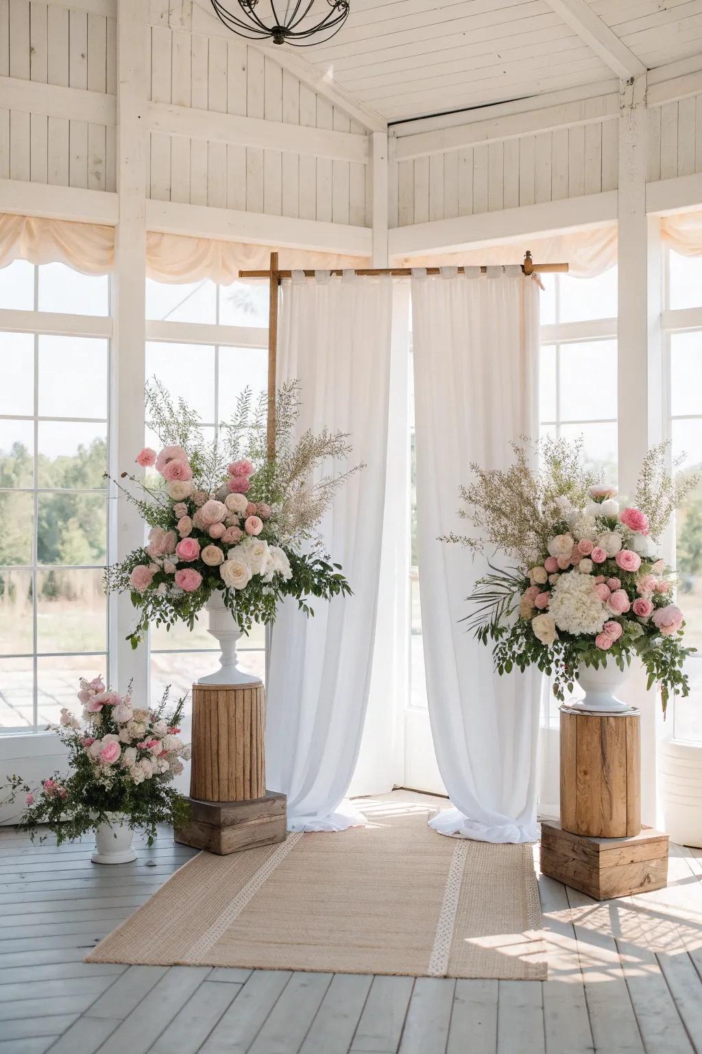 Bloom elements infuse a burst of beauty and elegance into every prom setting. #BloomDecor #PromElegance