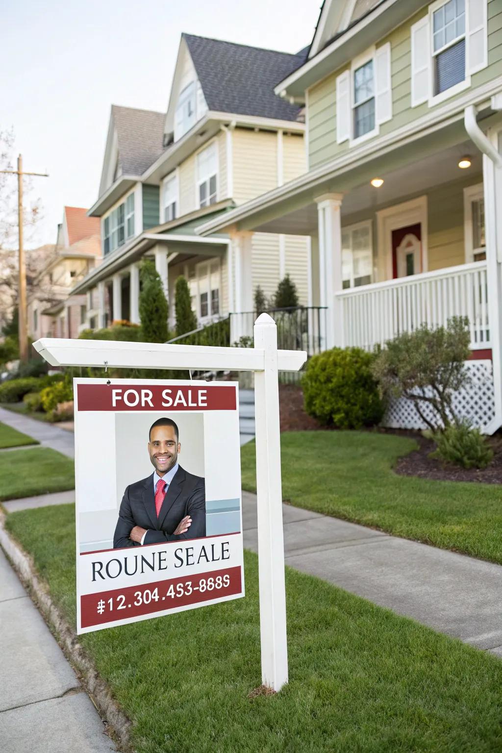 Establish trust using personalized agent headshots.