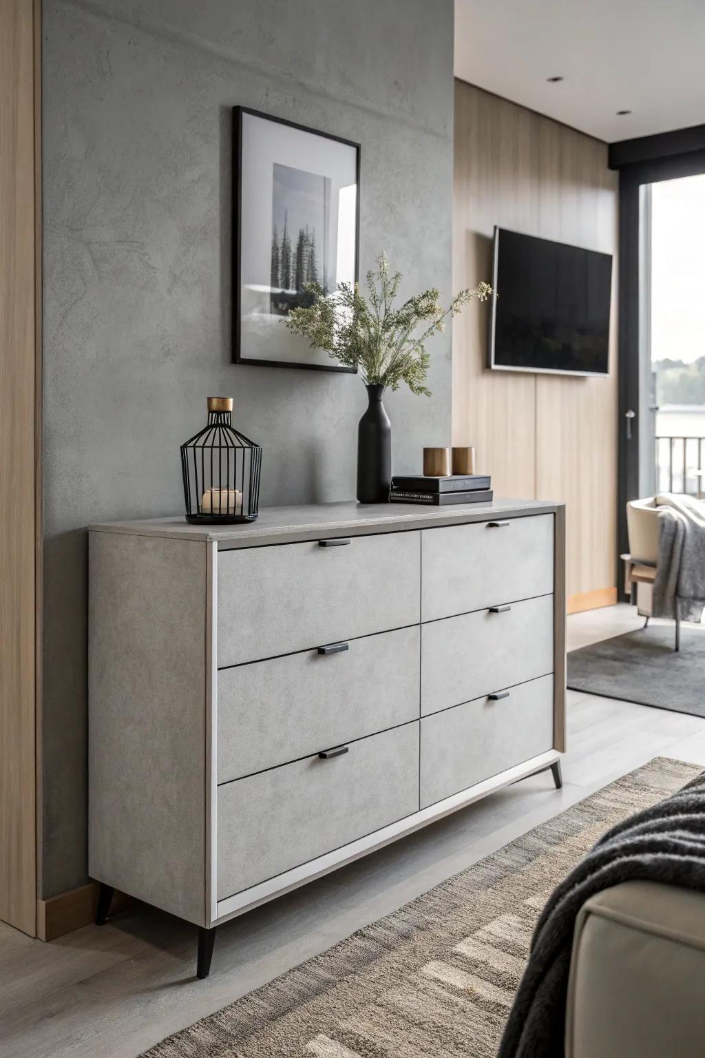Modern minimalist design offers elegance and simplicity.