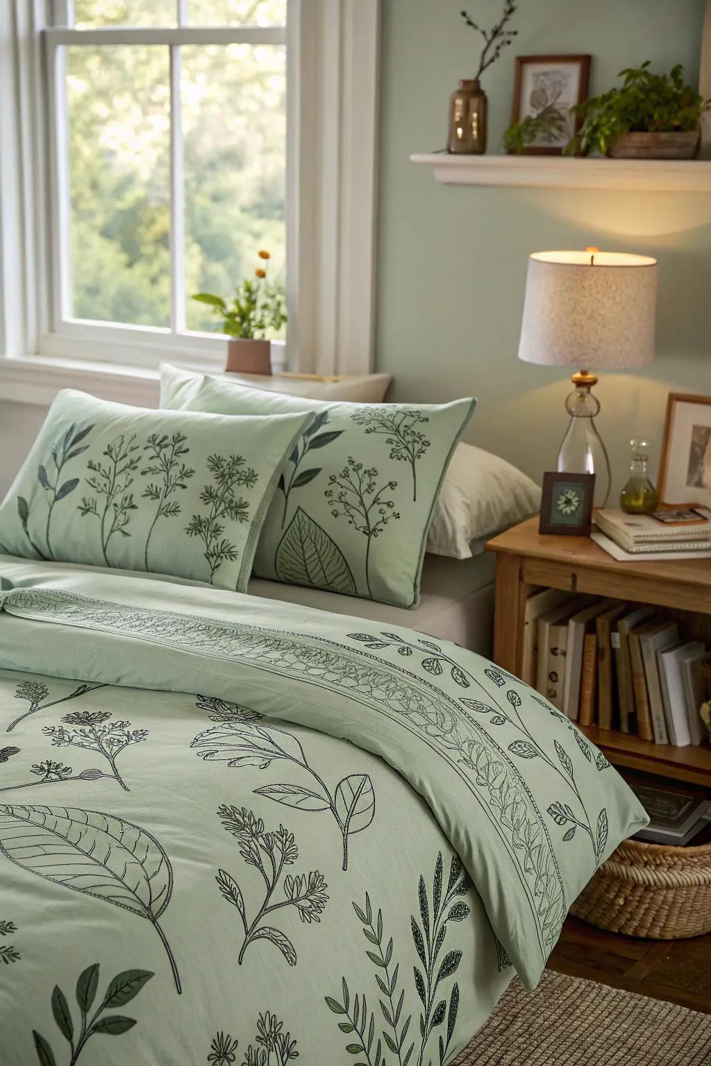 Bring nature inside with botanical patterns.
