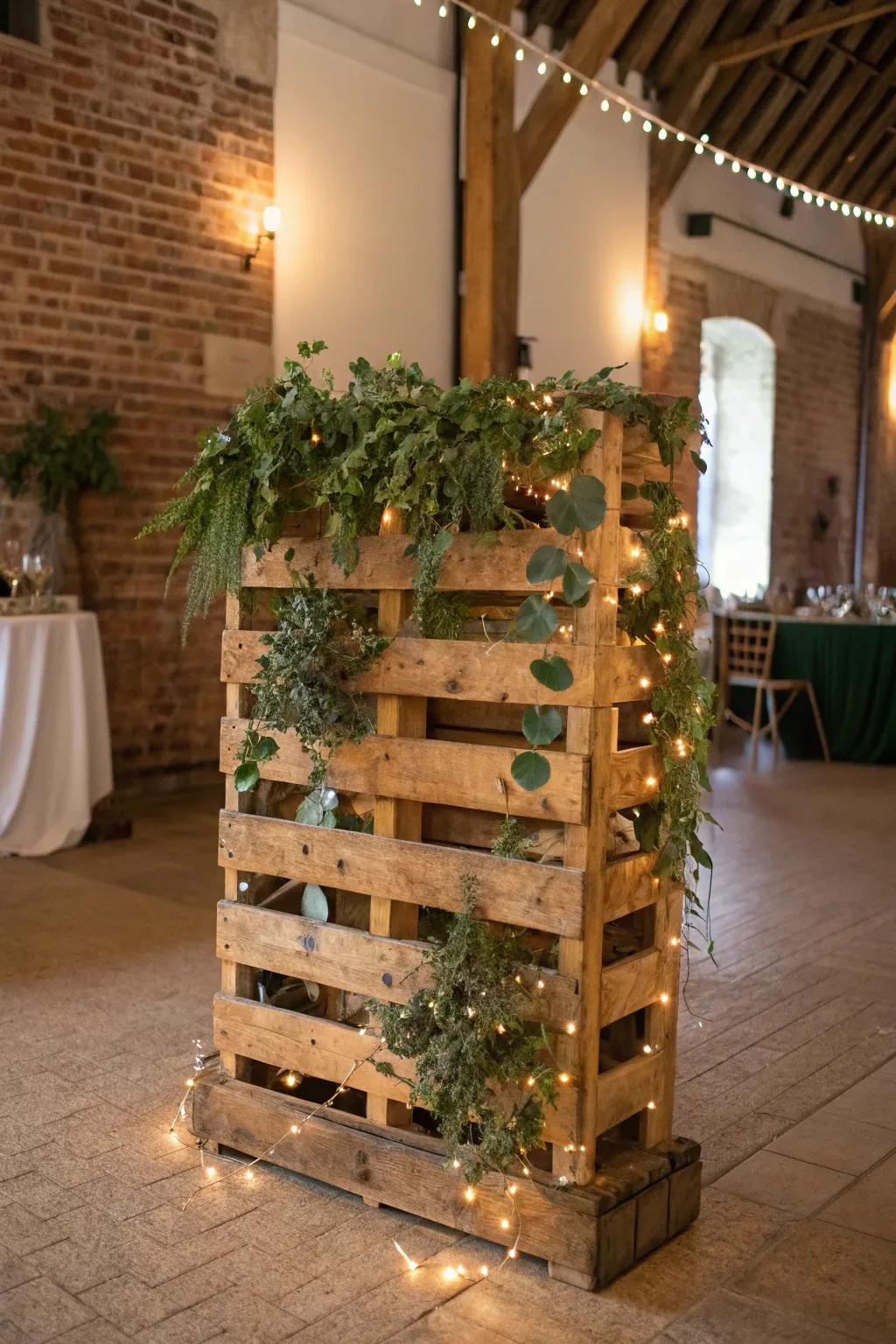 Capture warmth and charm with a rustic wooden backdrop.