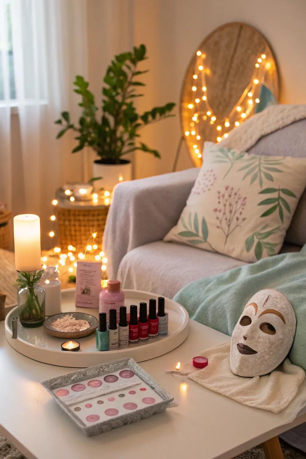 Indulge in a rejuvenating DIY beauty spa experience.