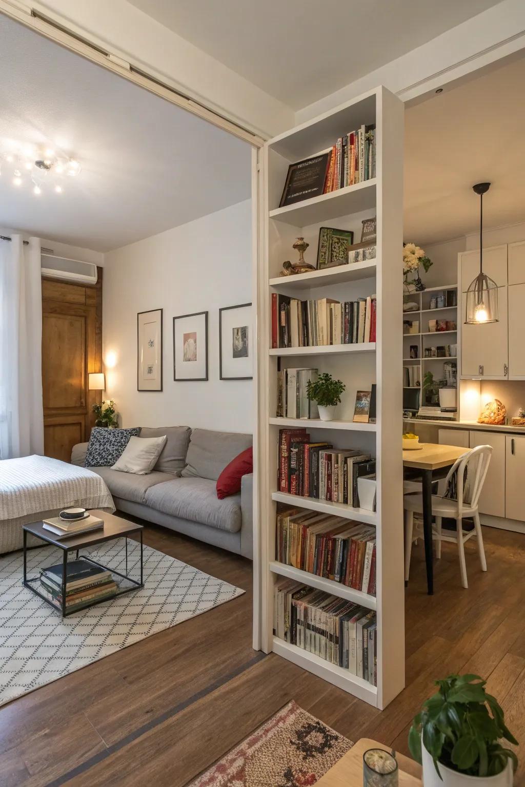 Open layouts create a spacious feel in small apartments.