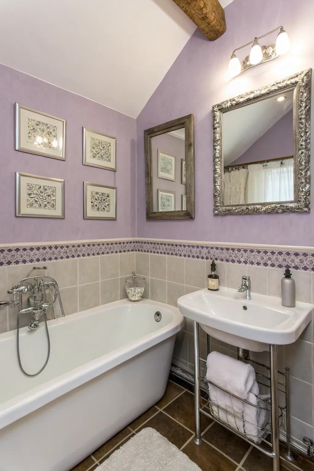 Lilac imparts a hint of grace and tranquility.