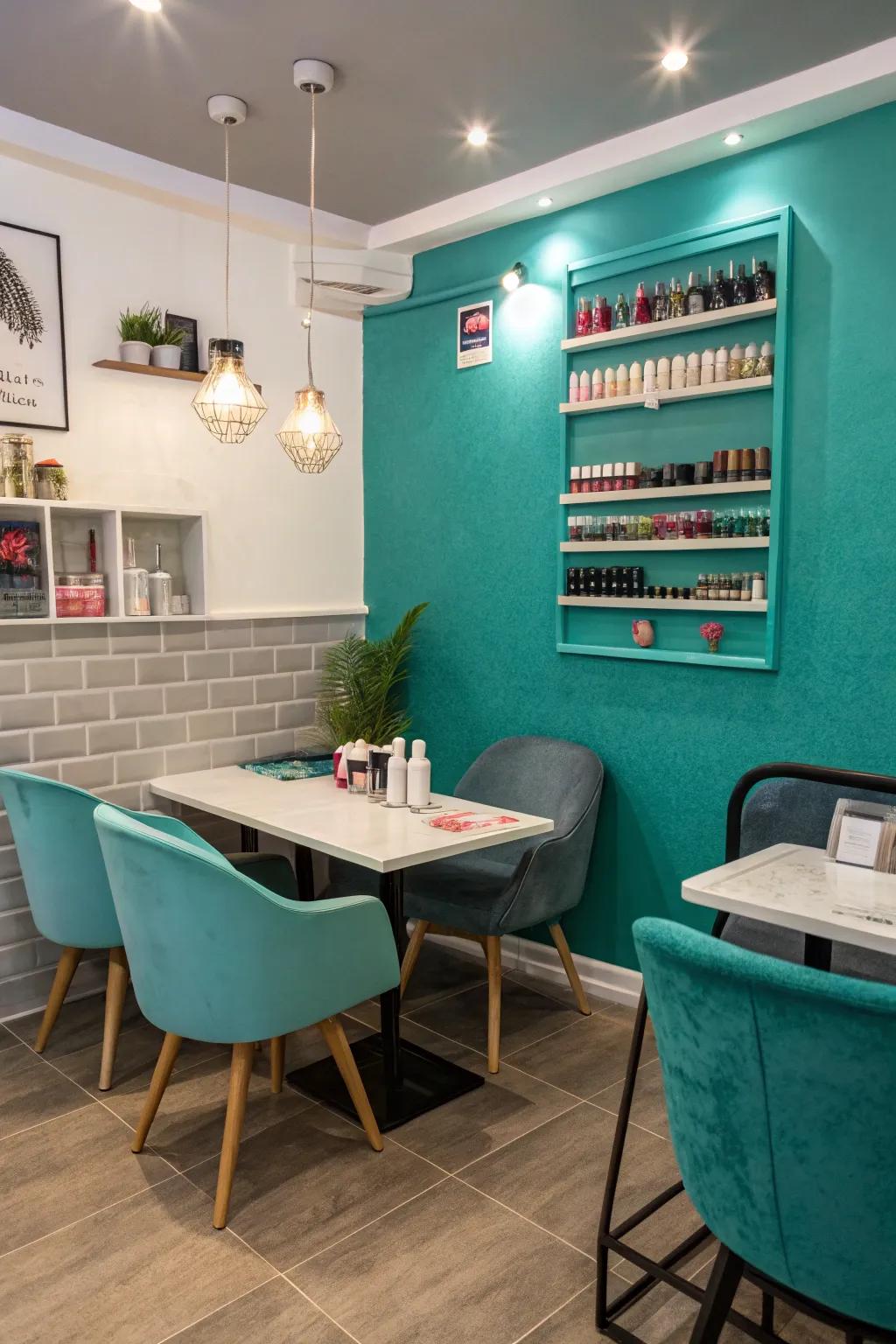 An intense highlight wall introduces uniqueness and depth.