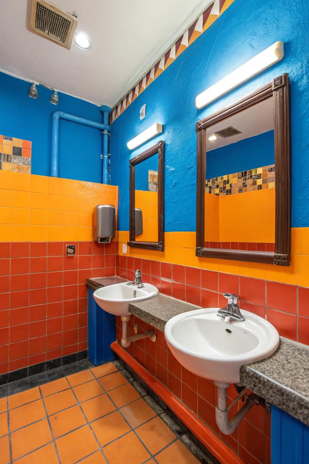 Lively hues infuse life into minimal spaces.