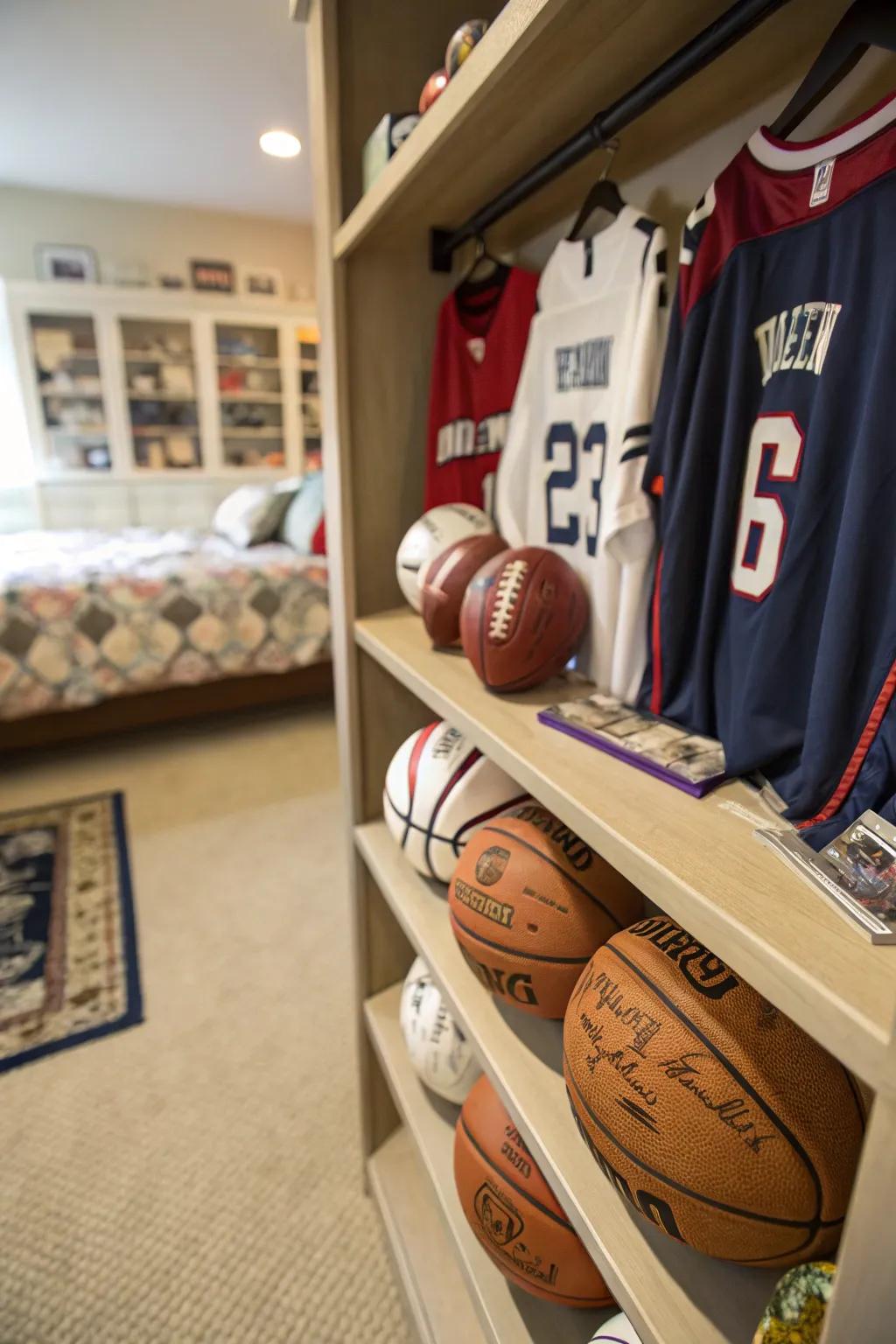 Turn memorabilia into a striking decor element.