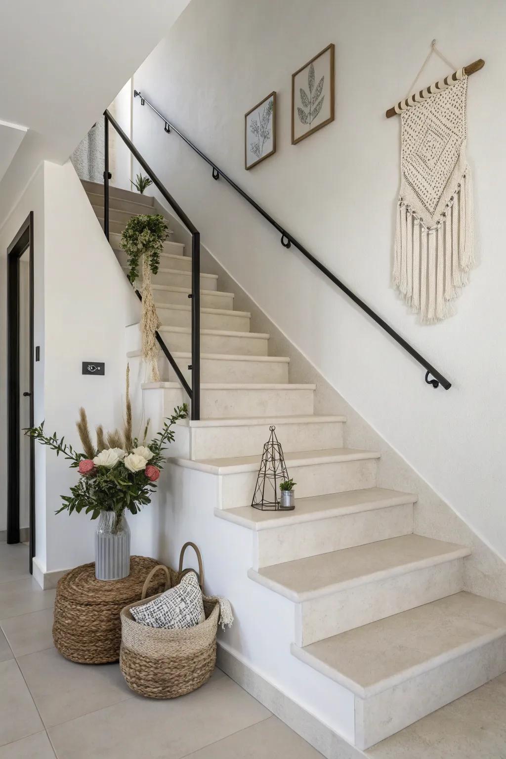 Simple design presents a streamlined, contemporary appearance.