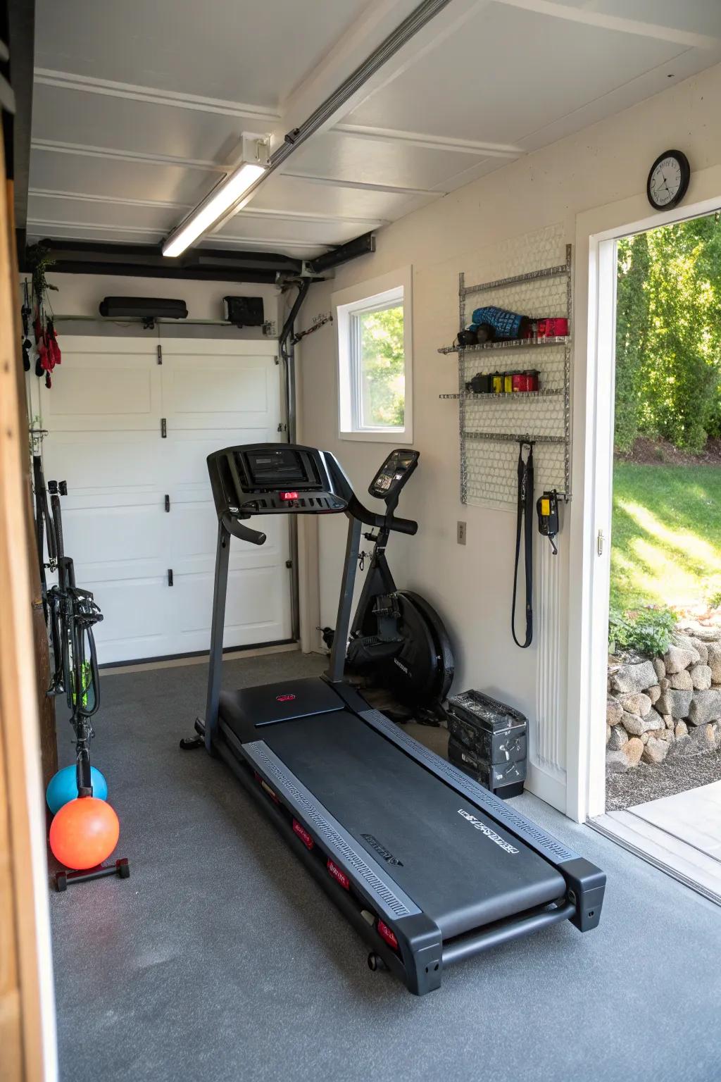 Folding treadmills provide options in small spaces.