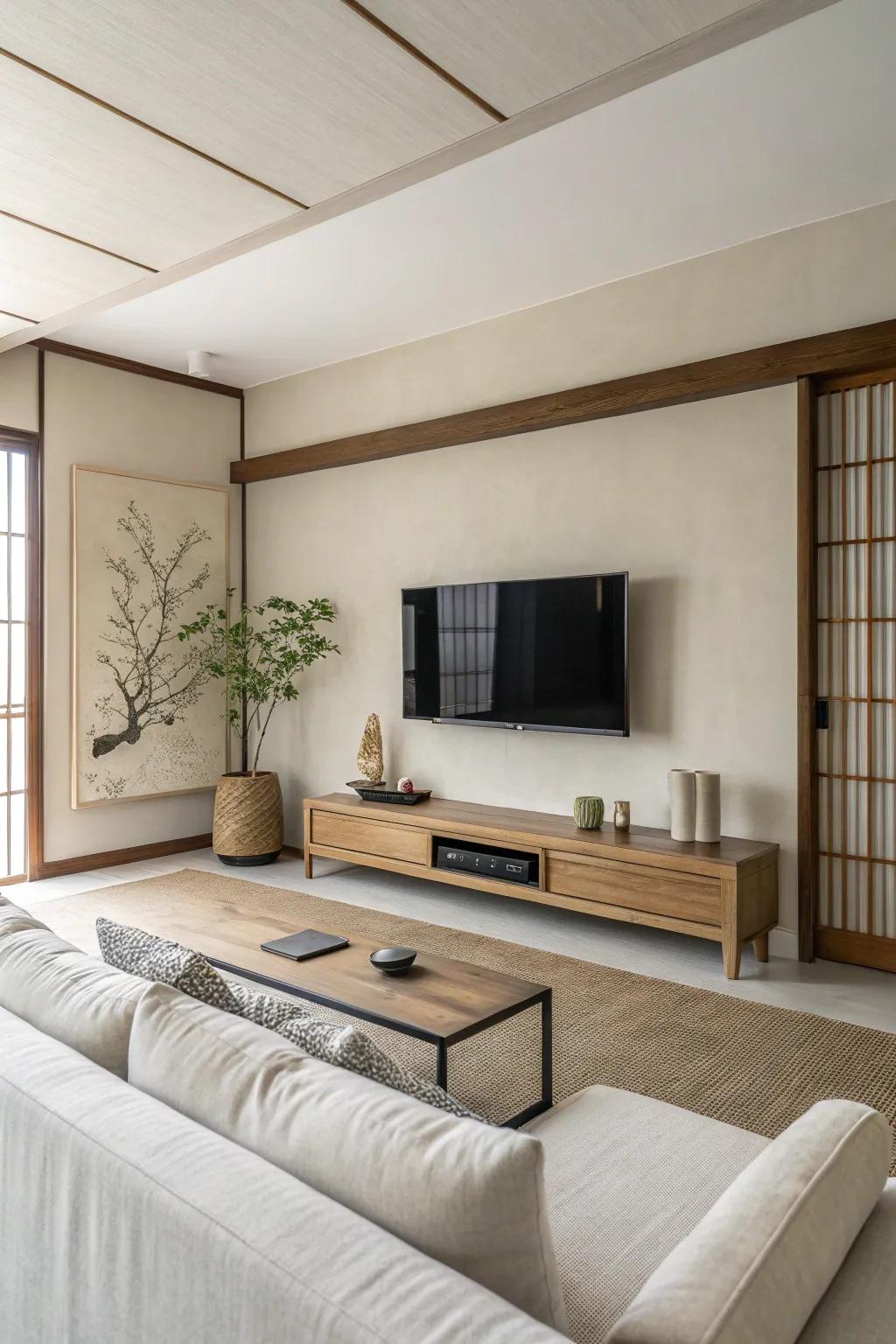 Minimalist designs maintain airy and refined spaces.