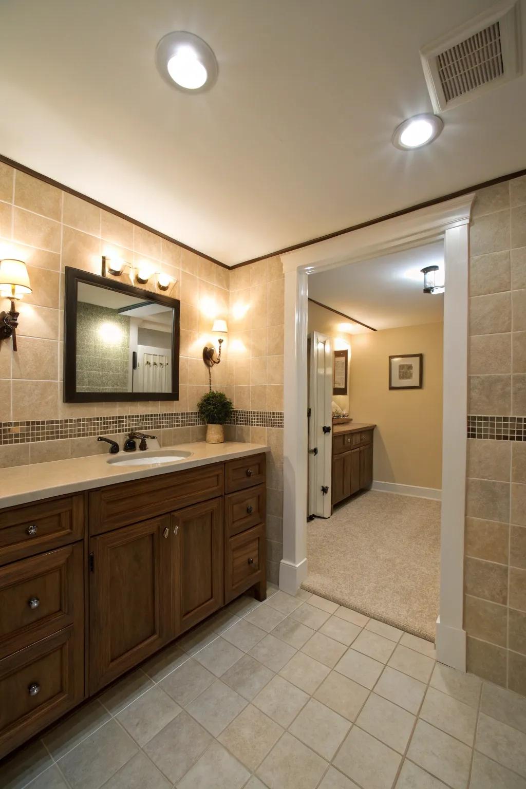 Brighten the room with layered illumination.