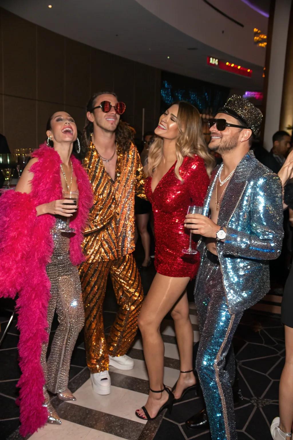 Invite everyone to express themselves in glamorous Vegas attire.