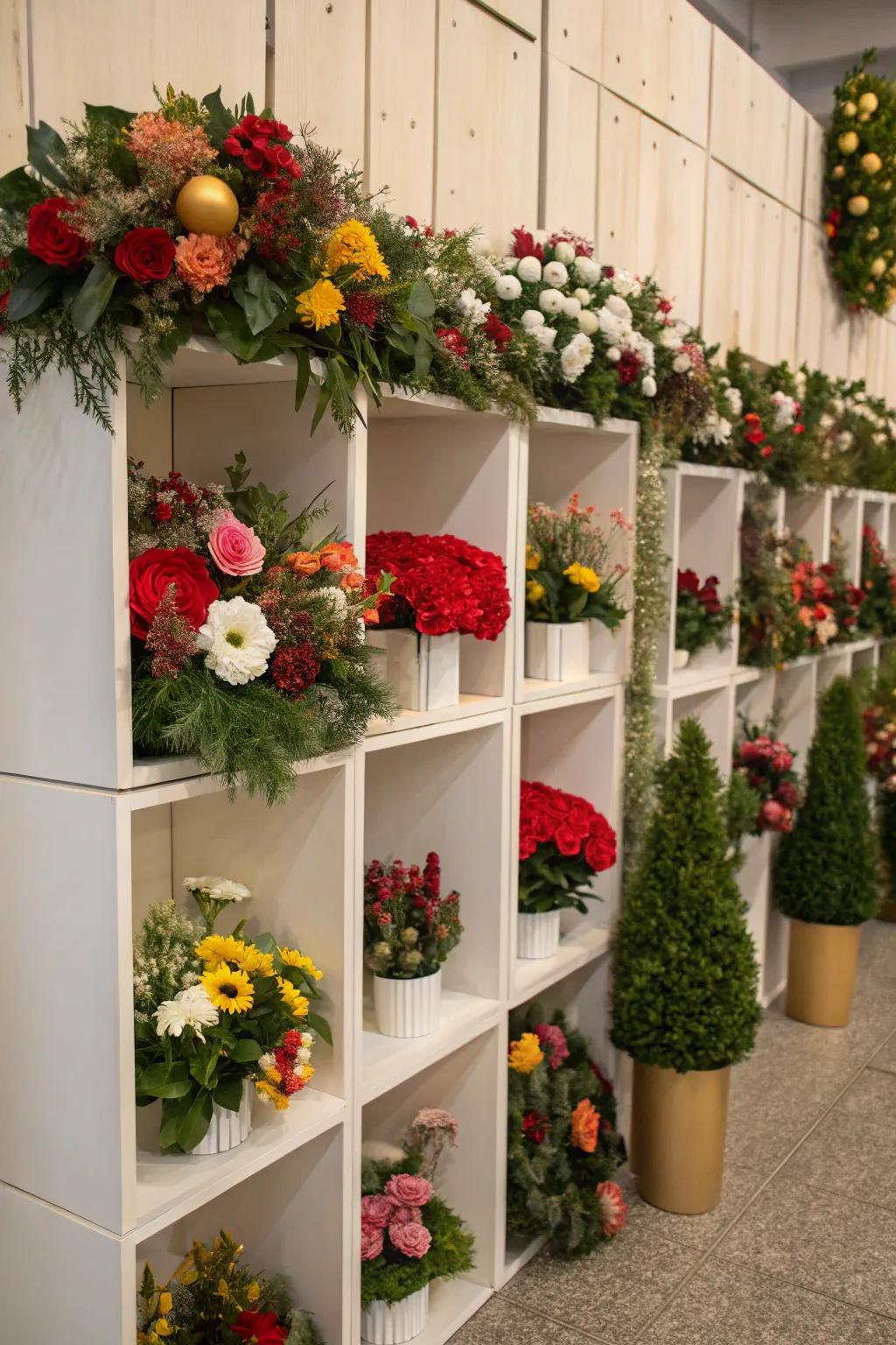 Maintain your d&eacute;cor fresh with periodical cube exhibitions.