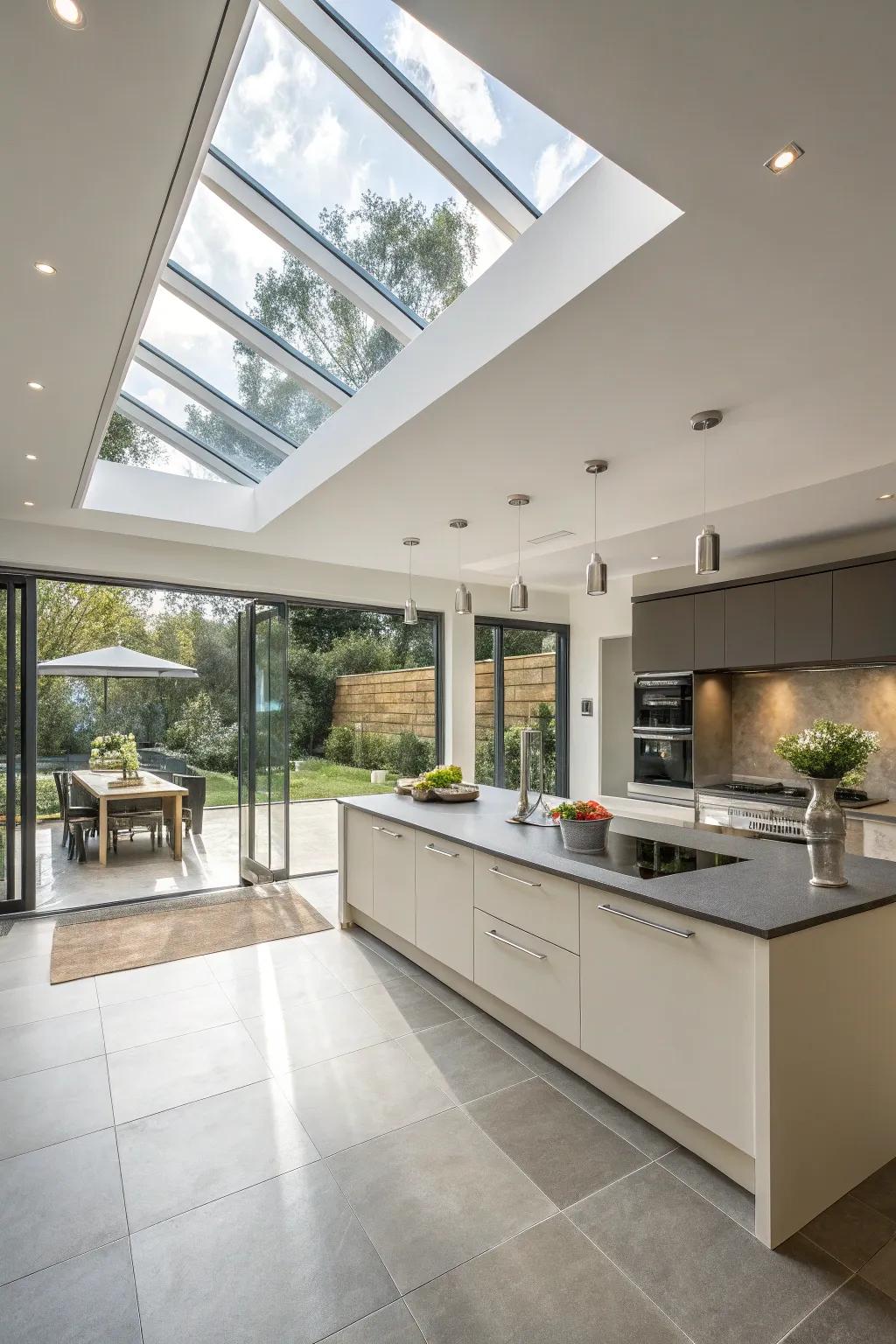Skylights bring abundant light into any space.