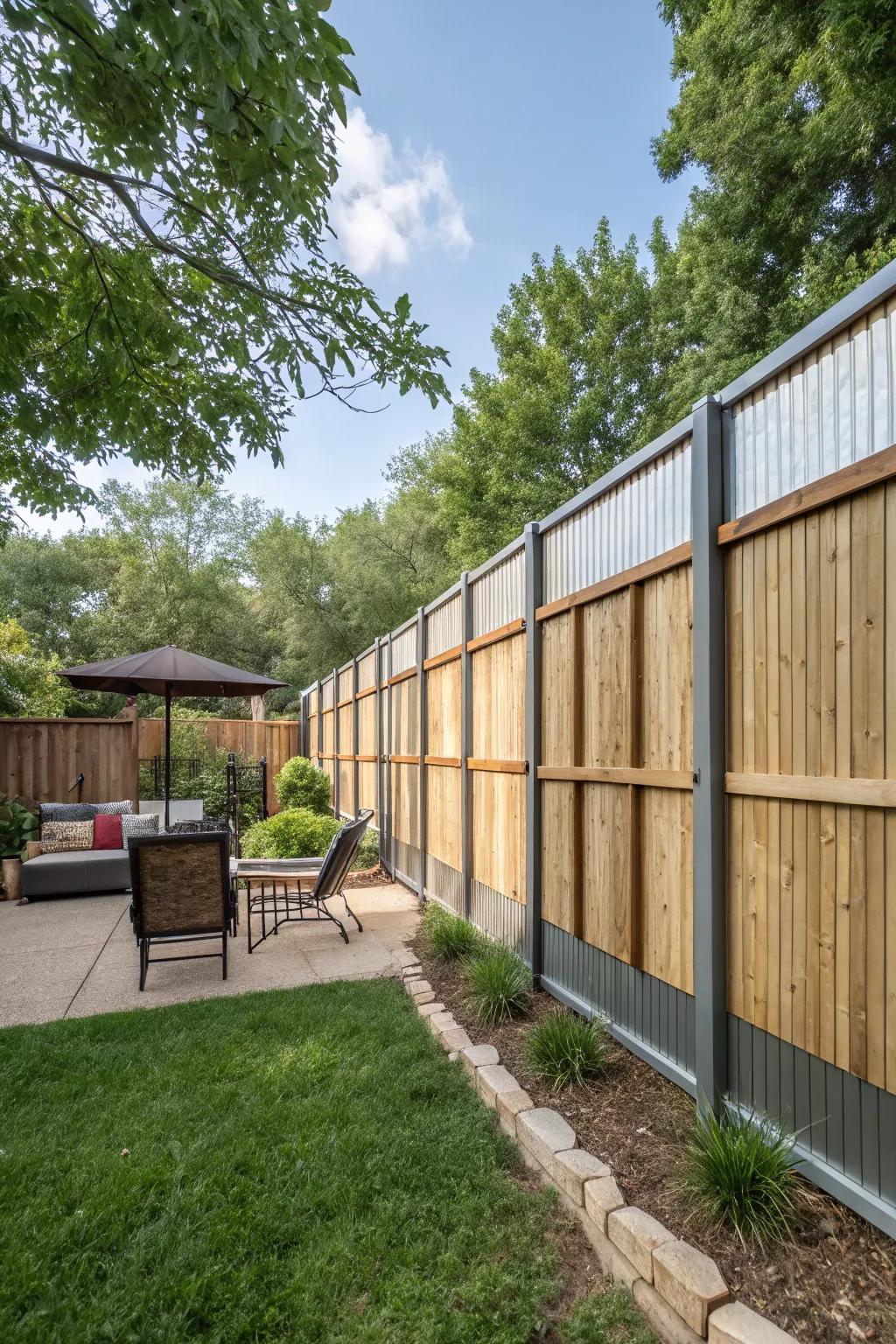 A personal retreat styled with an innovative spin of interchanging timber and steel panels.