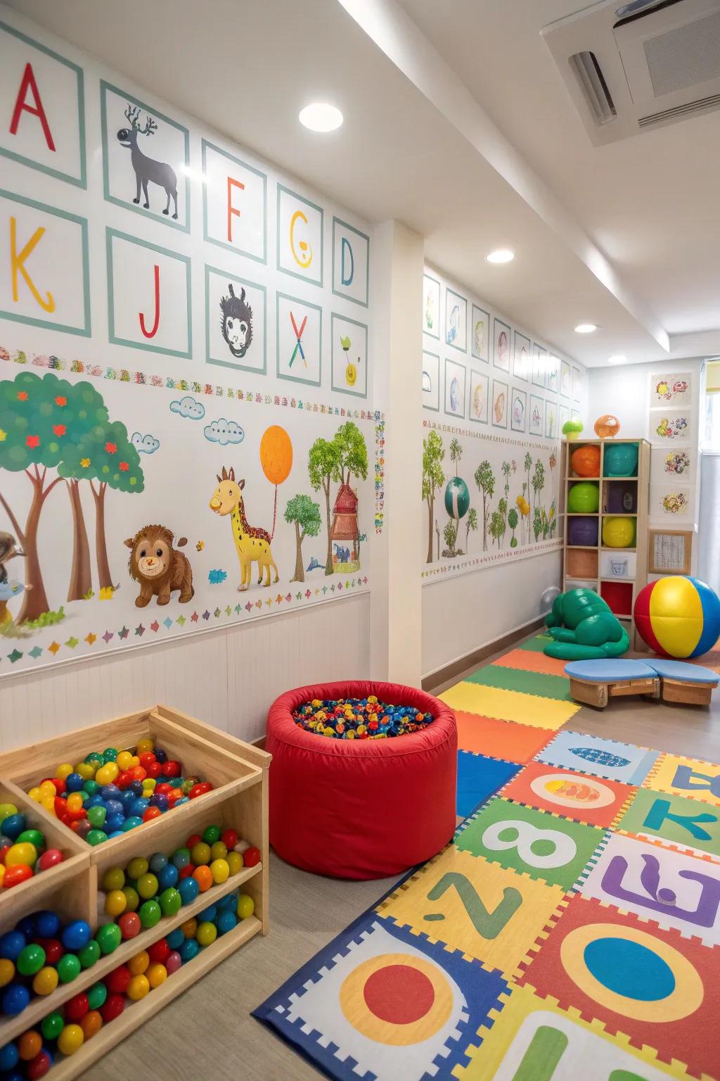 Educational art makes learning fun for kids.