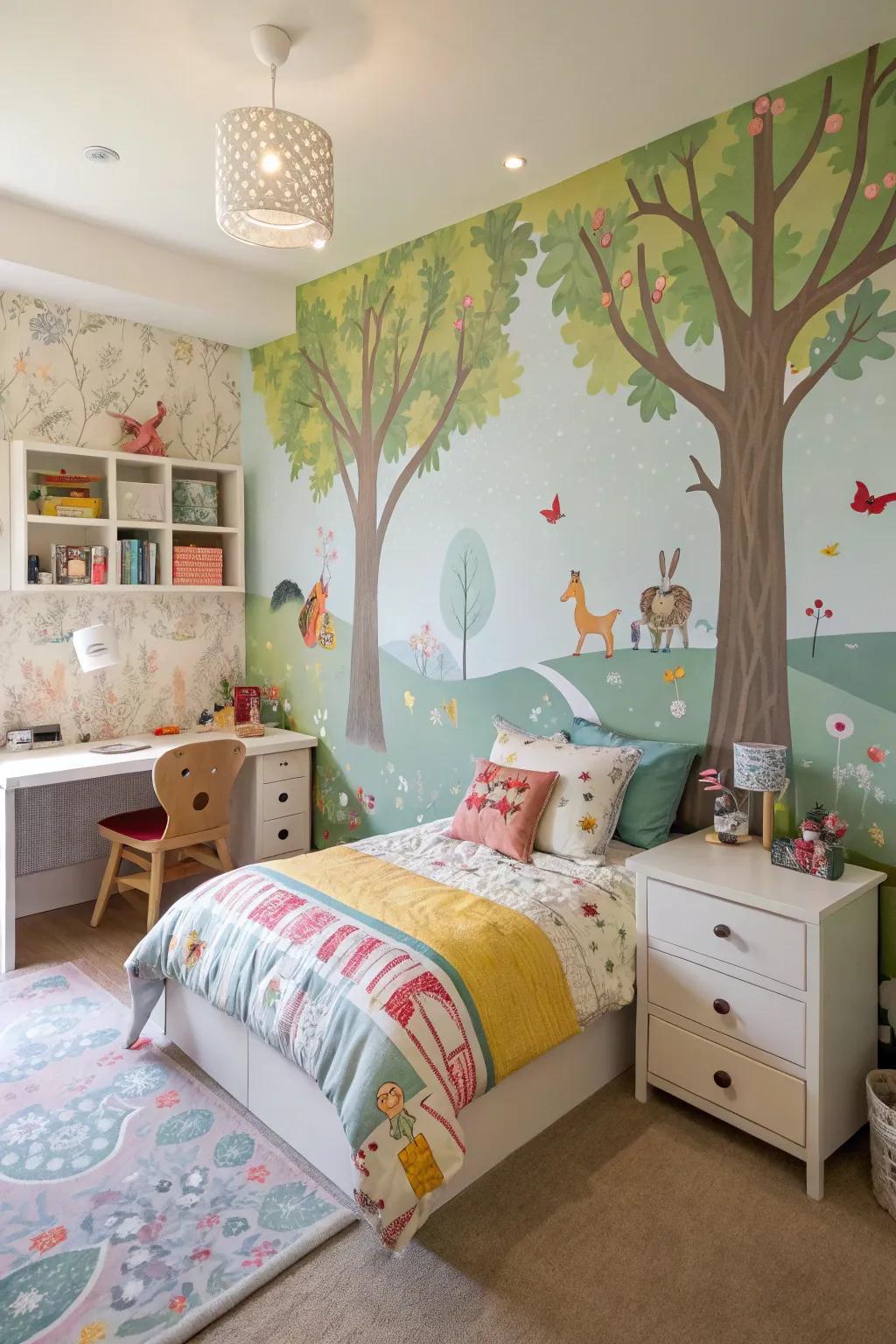 Wall murals ignite imagination and bring stories to life.