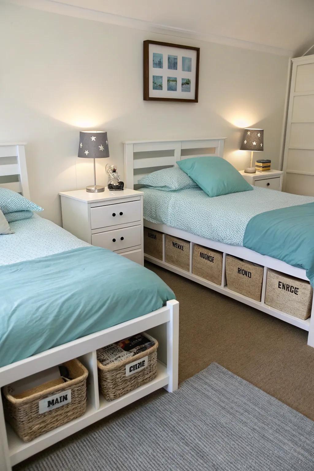 Efficient space planning for functionality.