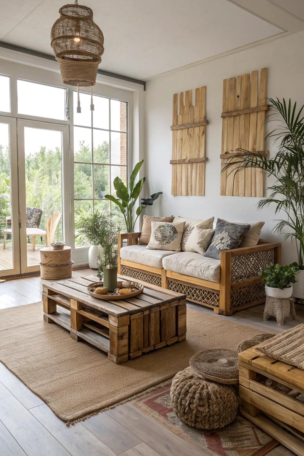 Eco-conscious resources append aesthetic and sustainability.