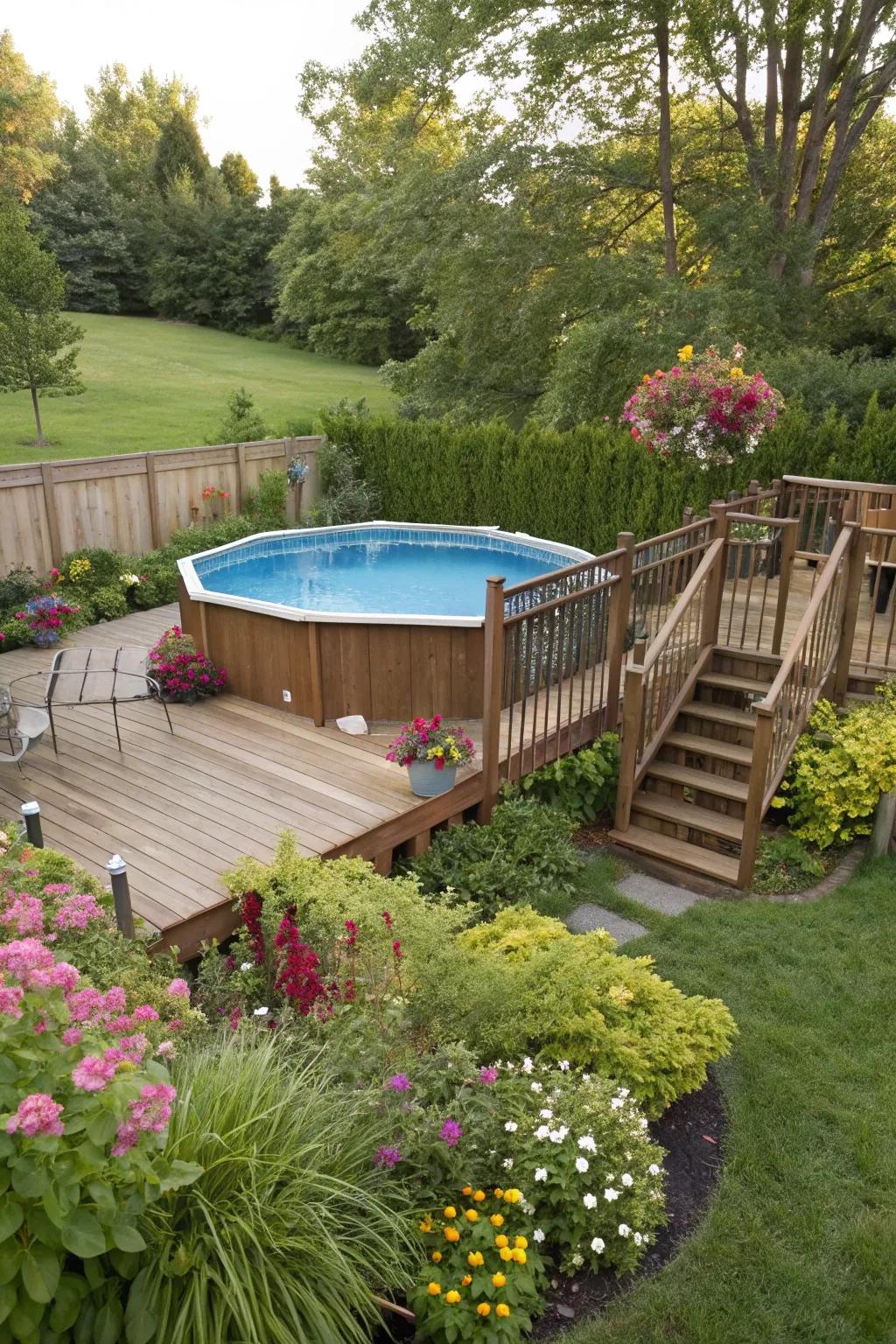 Make the most of space with a small deck design.