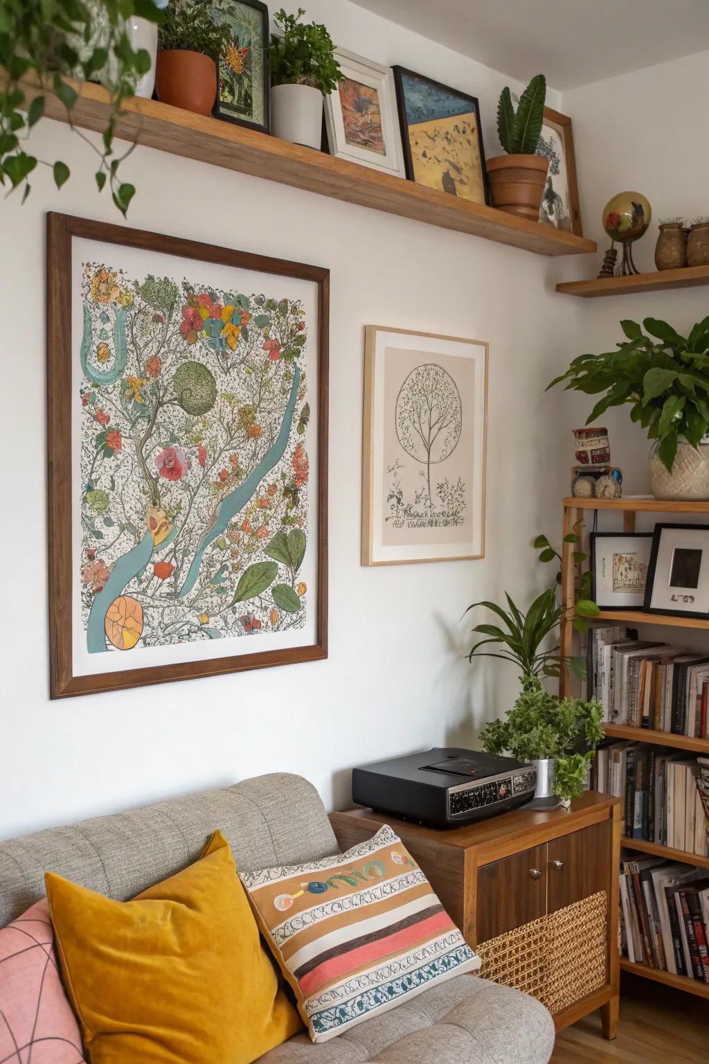 Doodles add a playful and whimsical touch to your decor