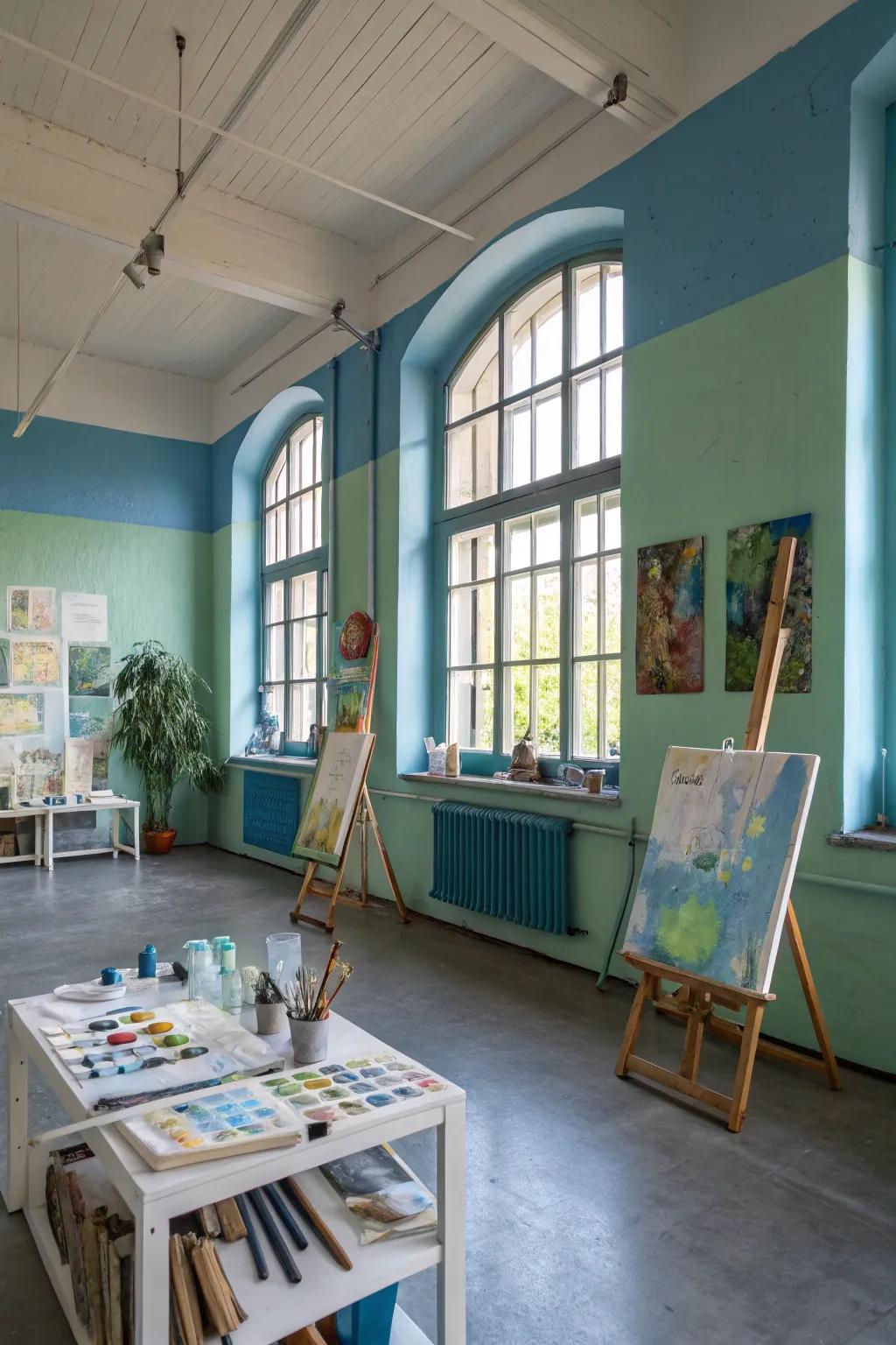 Colors that pacify the essence.