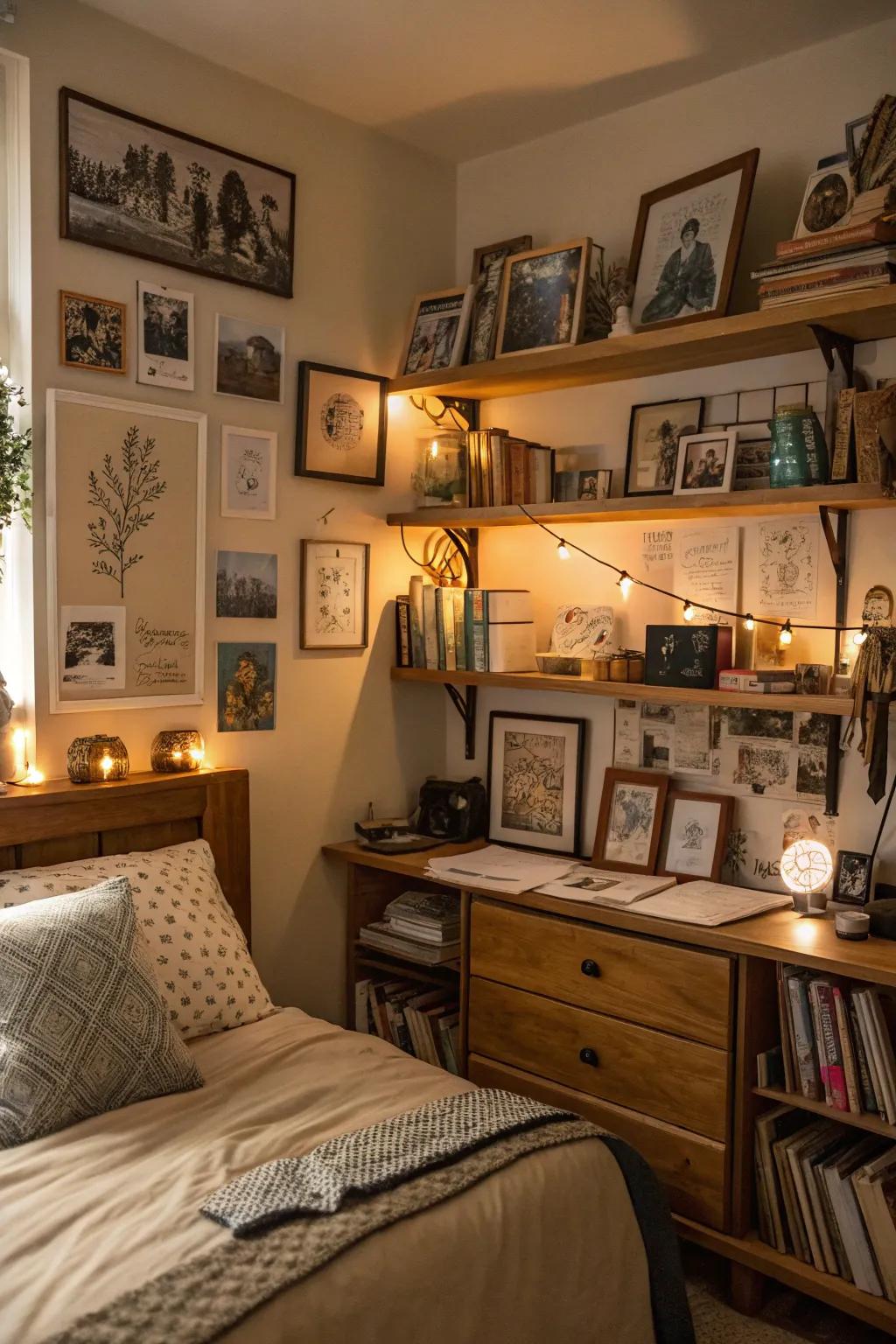 Individual details add warmth and individuality to your area.