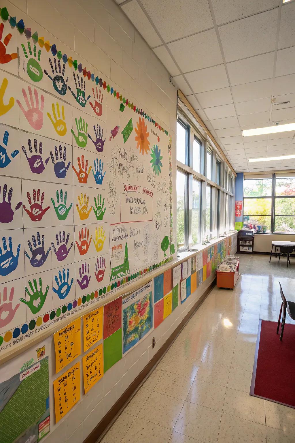 Attendance charts evolve into collaborative art masterpieces.