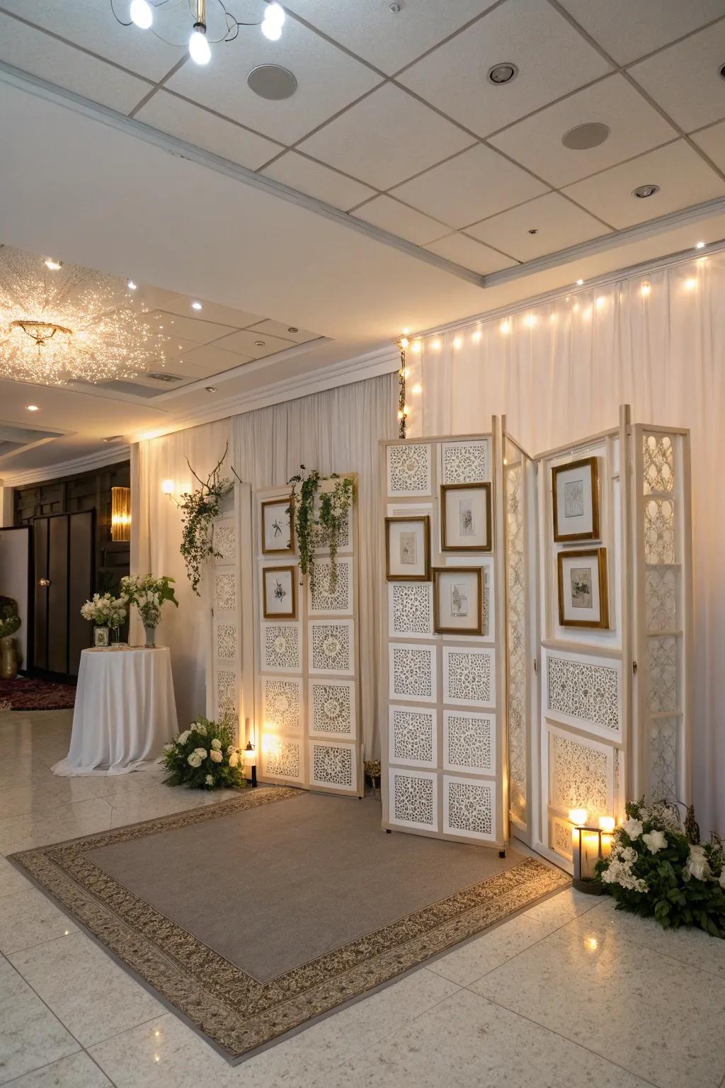 Define your space with elegant structural elements.