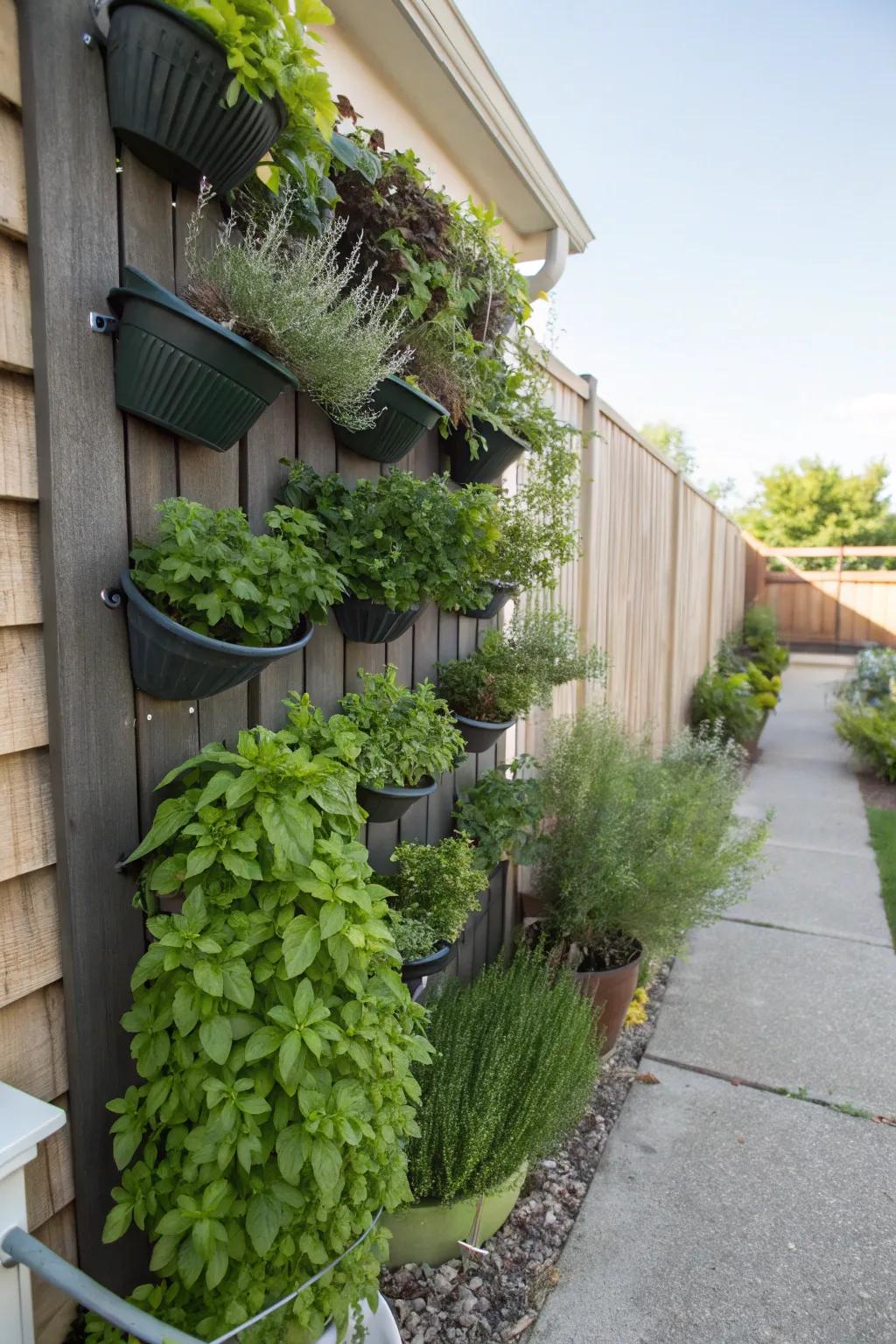 Upright botanical culinary spaces offer both charm and practicality.