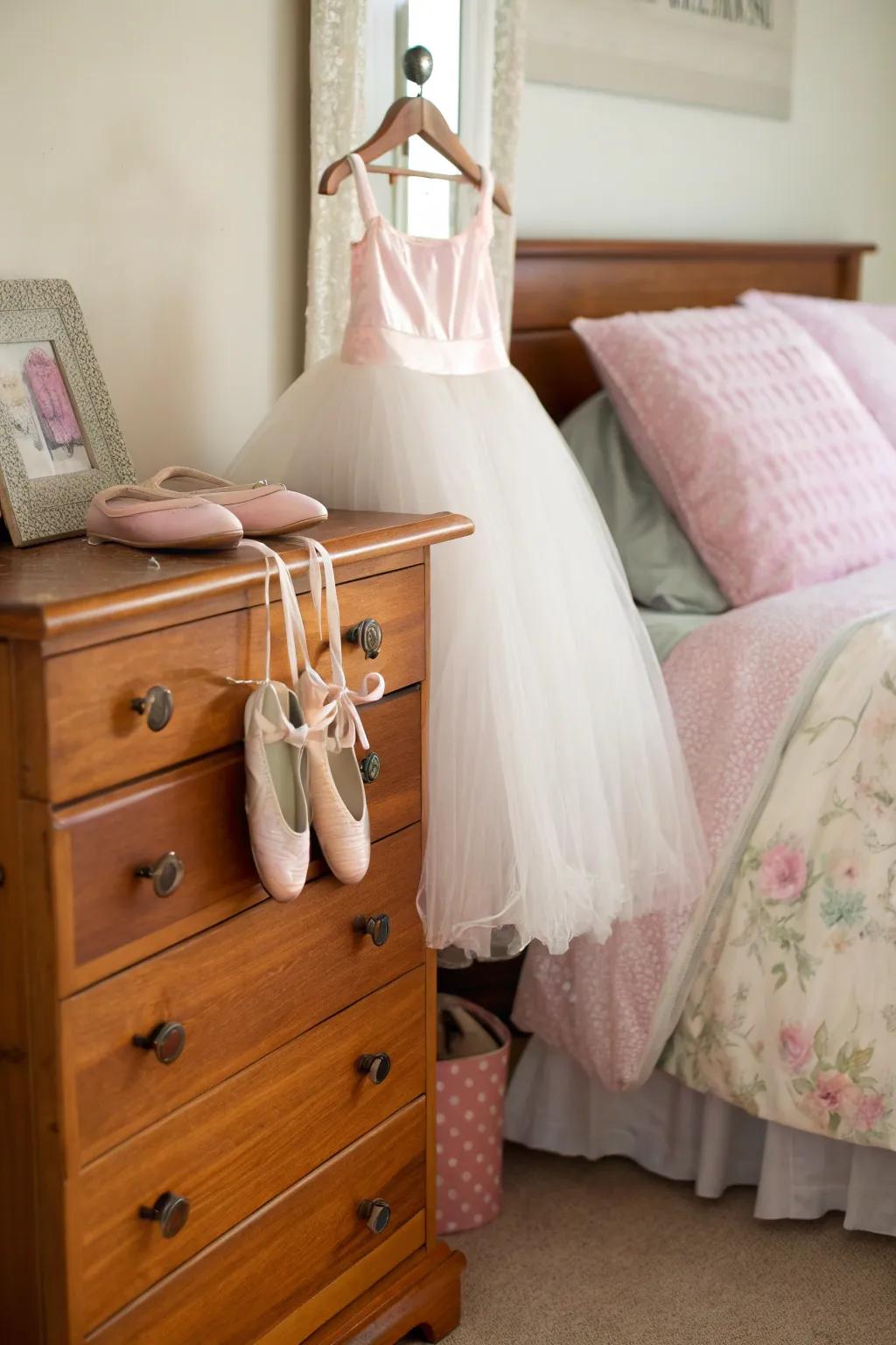 Ballet items deliver a personal and charming accent.