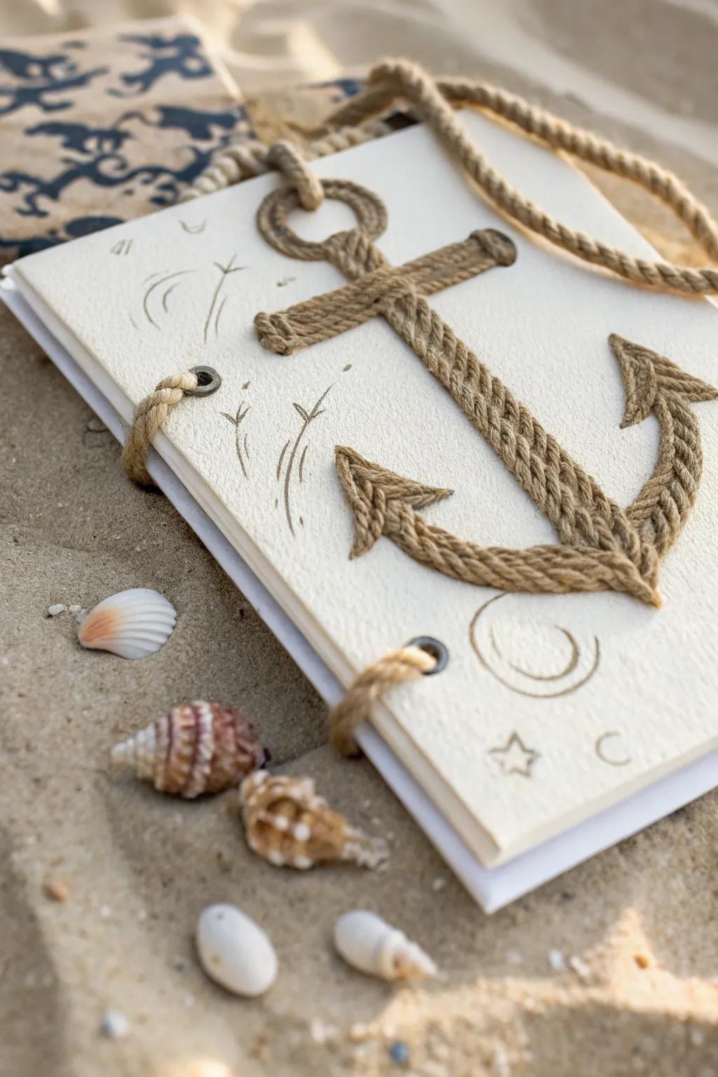 Immortalize seaside memories with a hint of maritime elegance 🌊📖