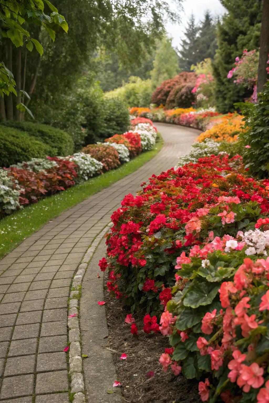 'EverGlow'-lined pathways add charm and structure.