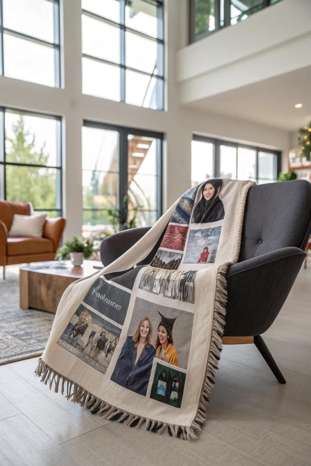 A milestone moments blanket celebrates life's achievements.