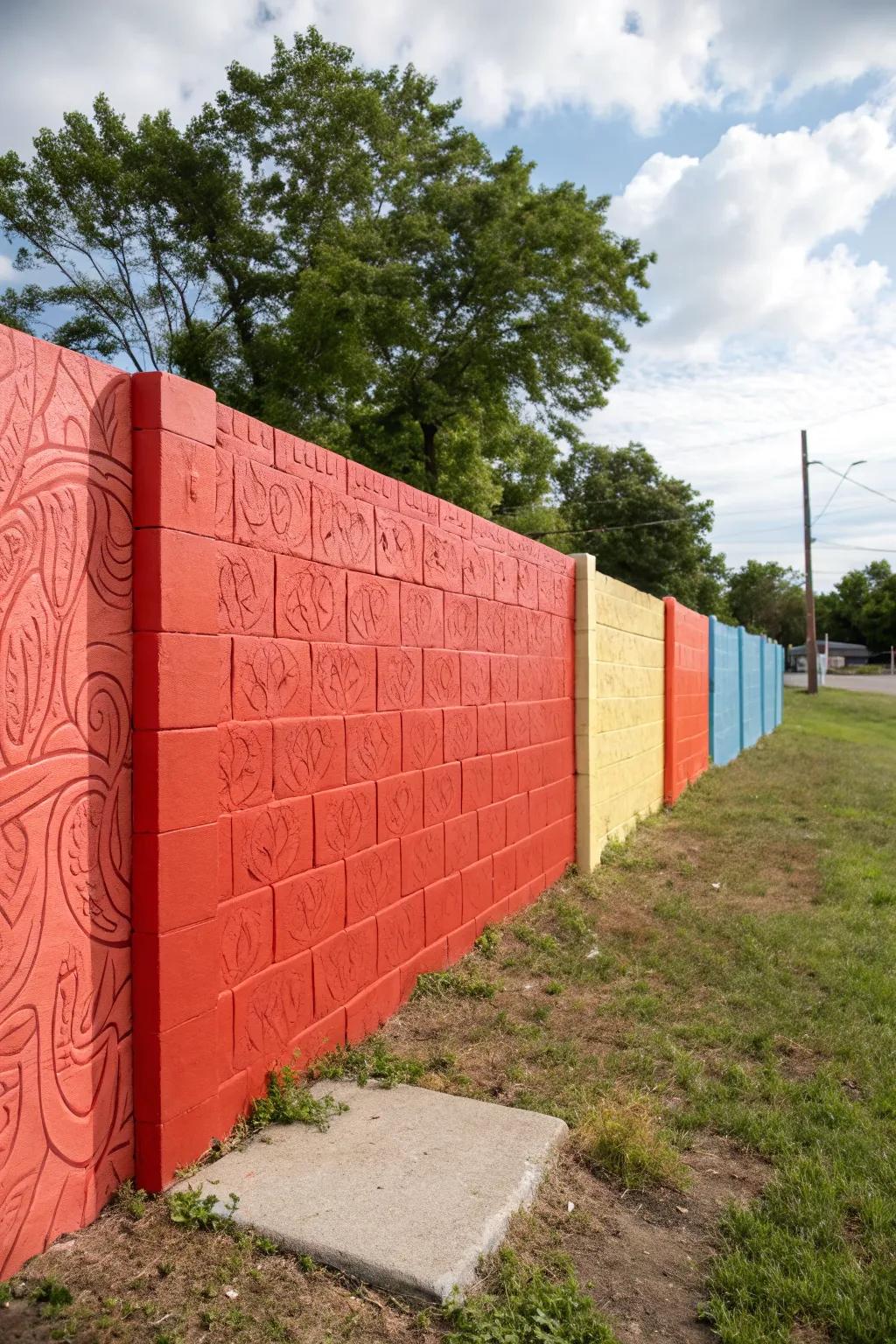 Create an impact with striking colors.