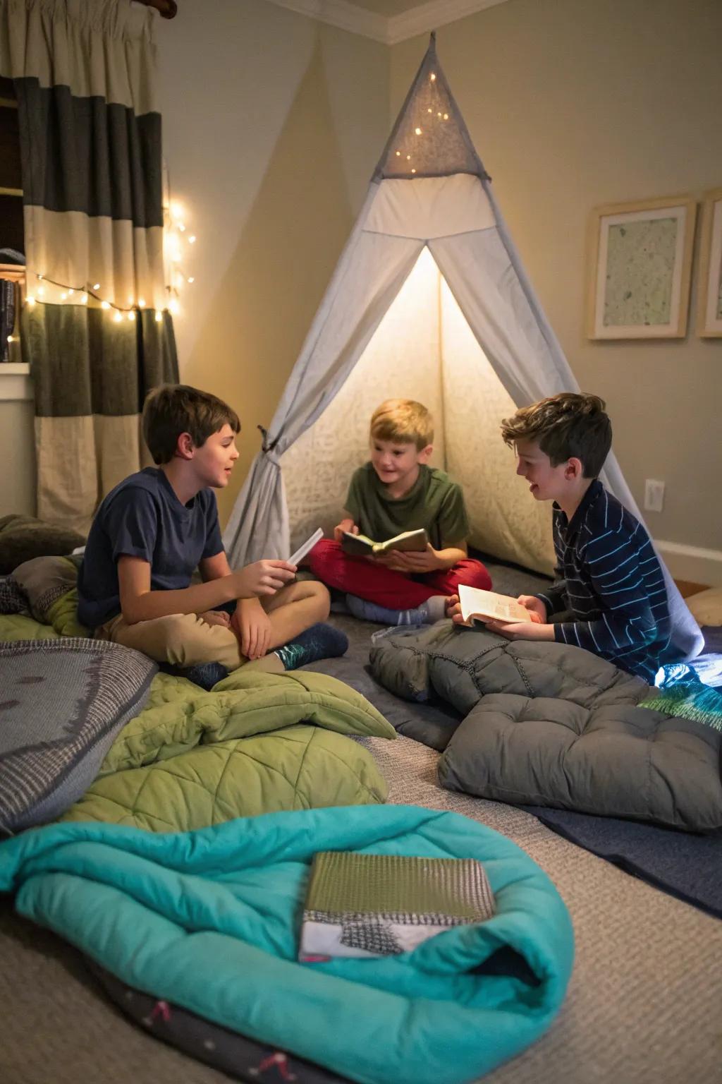 Unlock imagination through an interactive storytelling session.