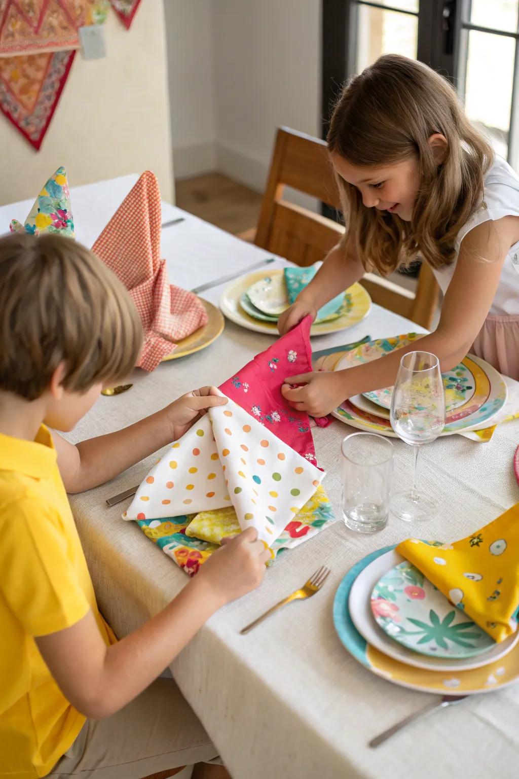Elevate meal times with creative table settings.