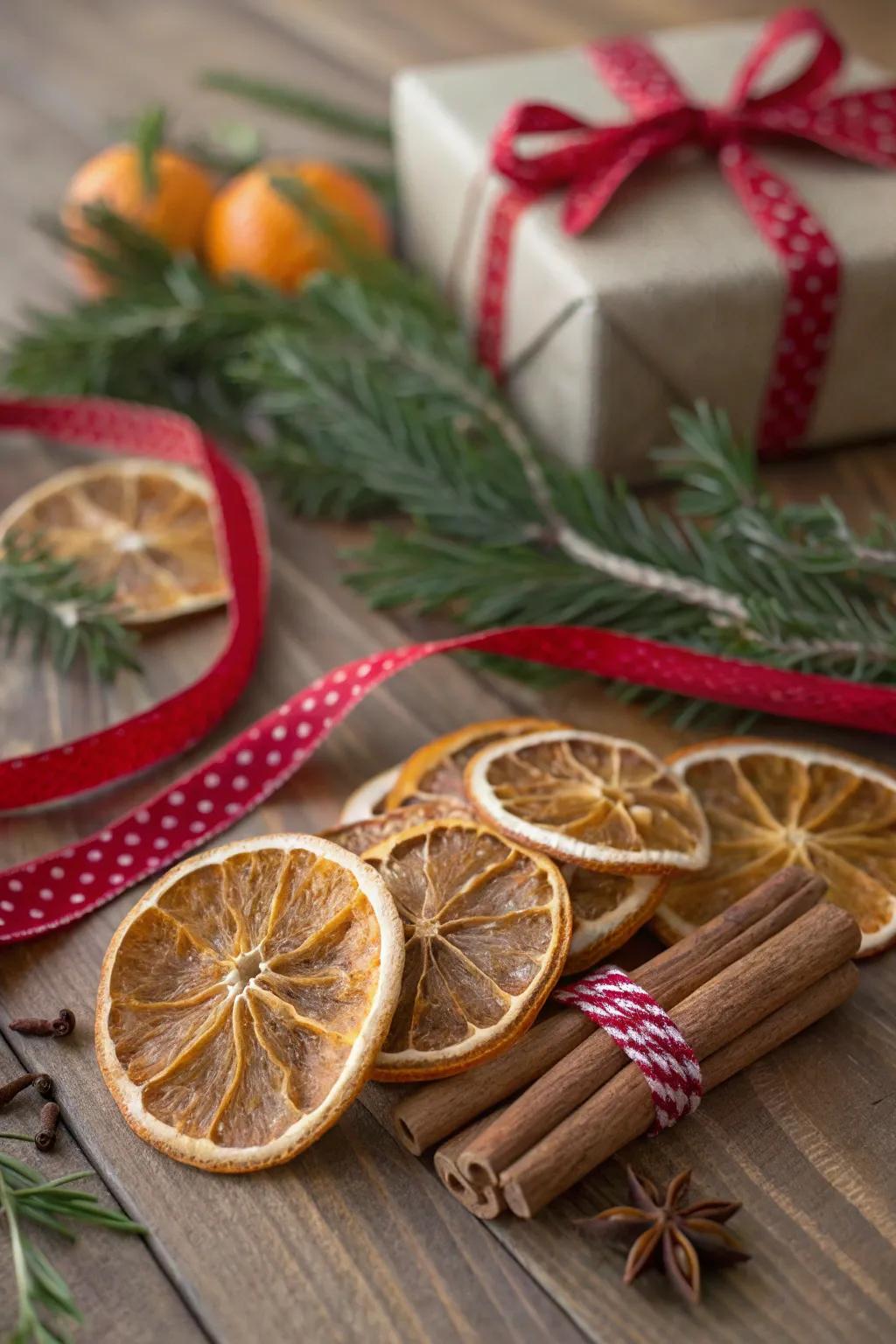 Organic accents contributing warmth to the decor.