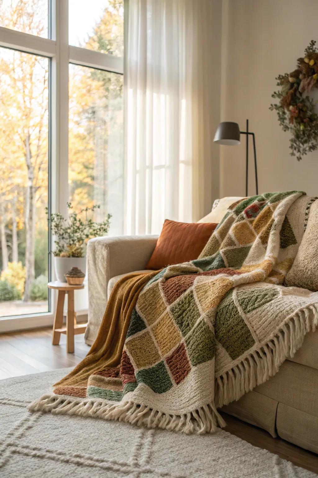 Nature-inspired tones fashion a tranquil retreat.