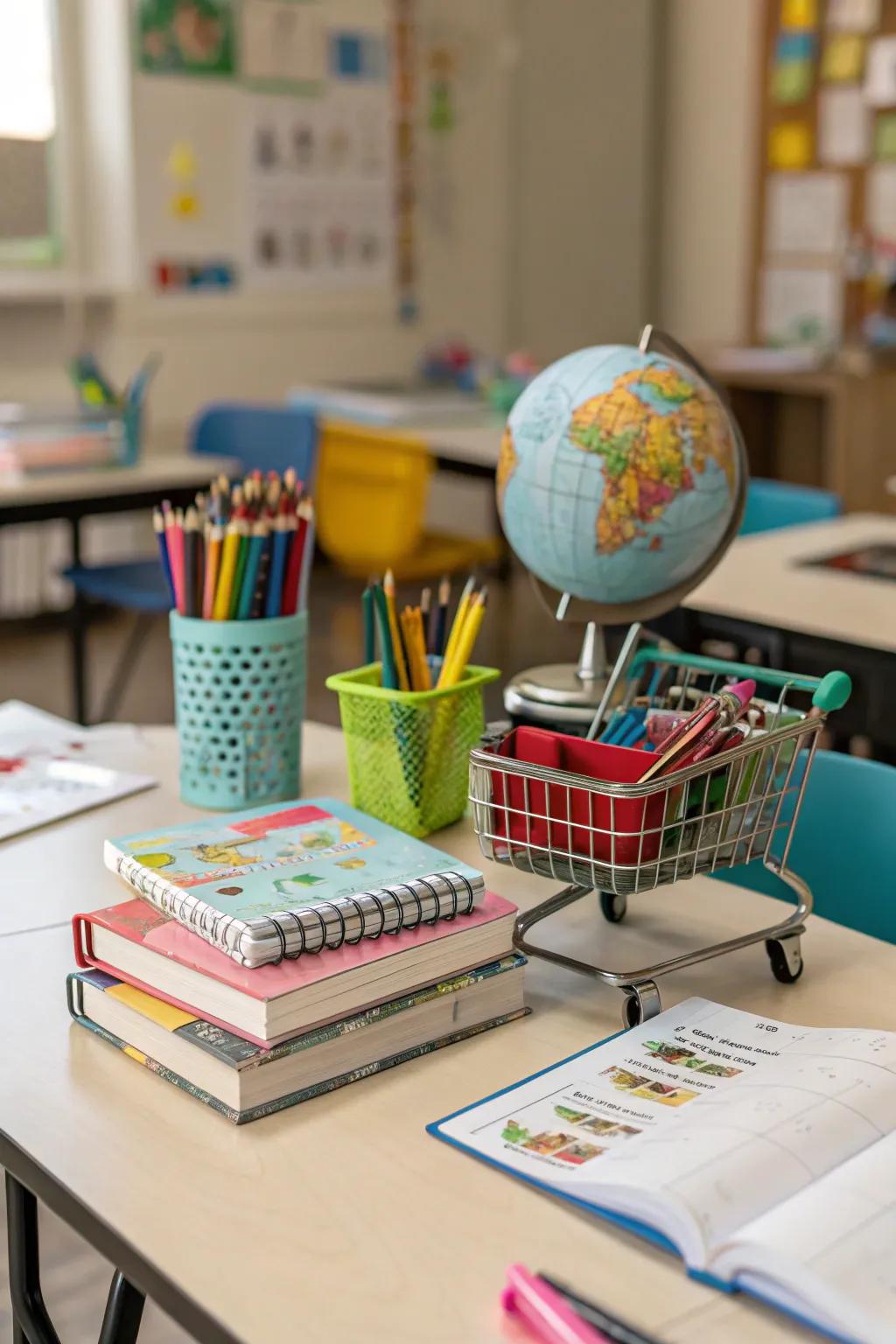 Themed holder designs for an enjoyable learning setting