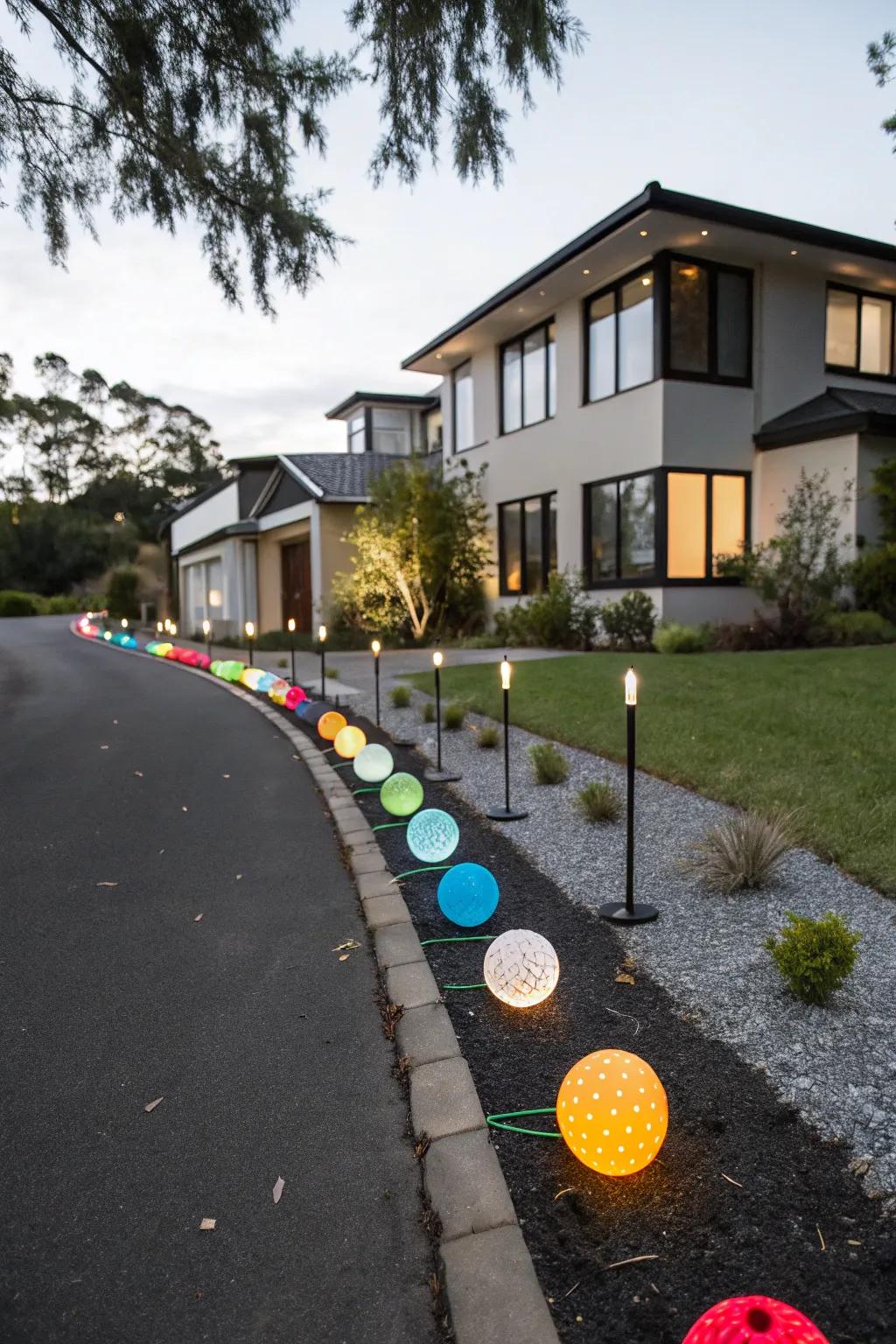 Ornamental reflectors combine safety with style.