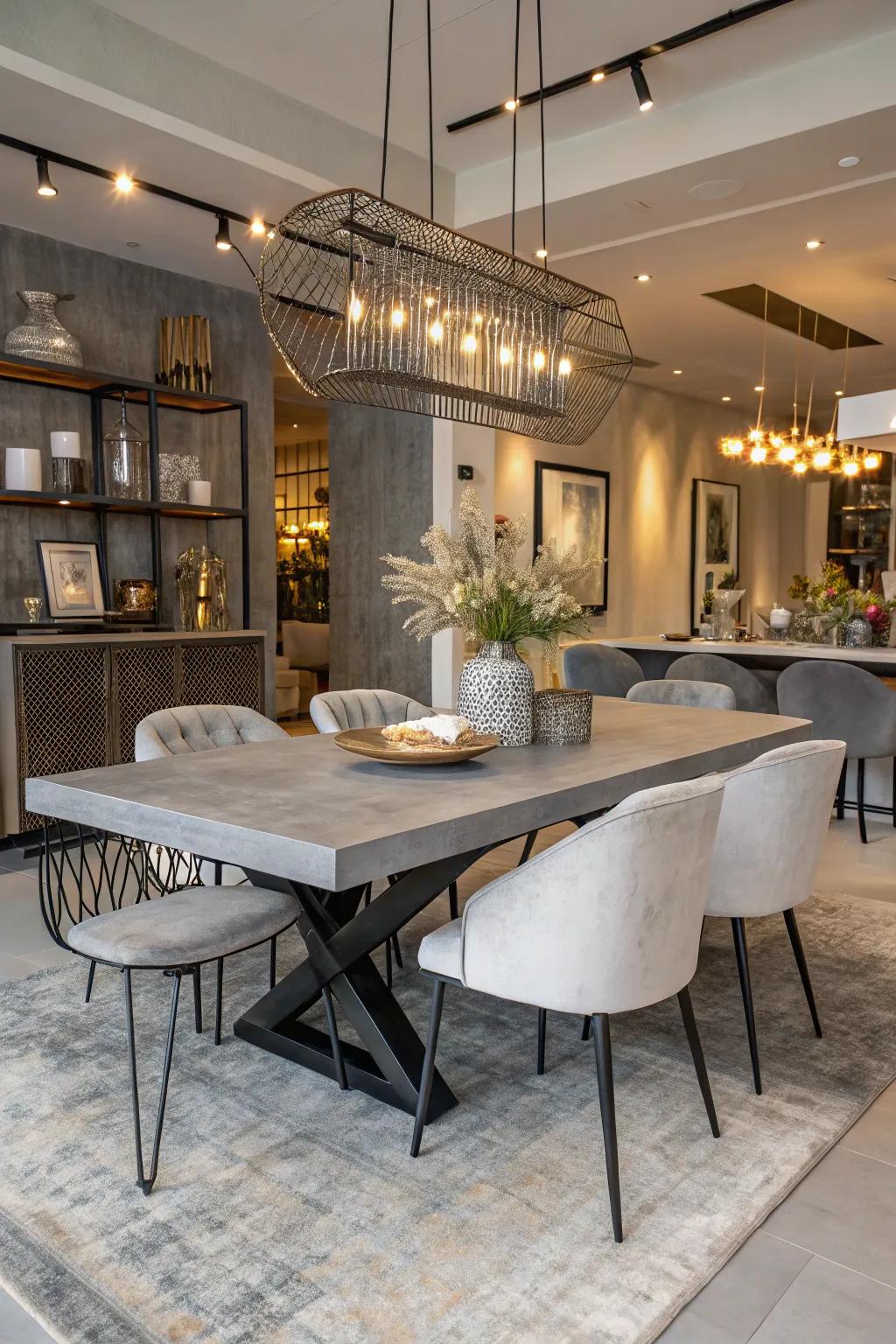 Gray wash finish brings a modern chic aesthetic.