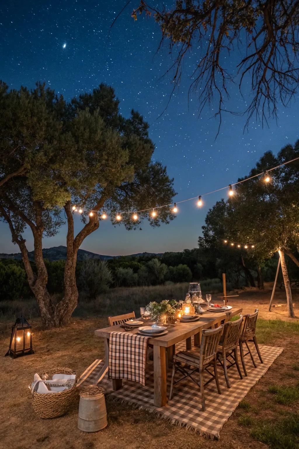 Experience the magic of dining in a bewitched woods.